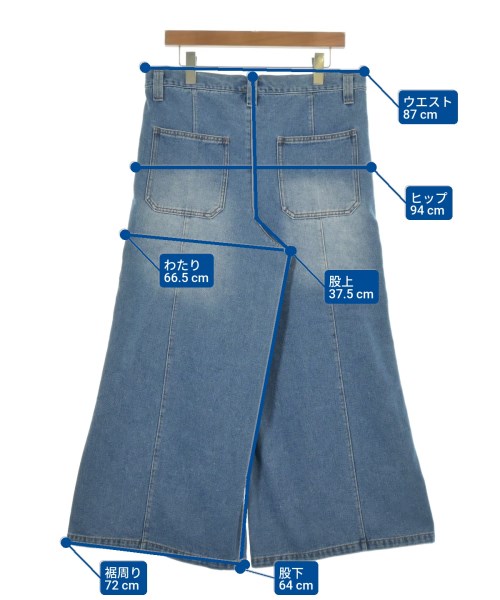 JOURNAL STANDARD（ジャーナルスタンダード）デニムパンツ 青 サイズ:36(S位) レディース/2200608006017