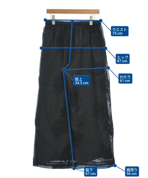 JOURNAL STANDARD（ジャーナルスタンダード）ロング・マキシ丈スカート 黒 サイズ:-(M位) レディース/2200603982255