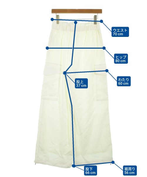 JOURNAL STANDARD（ジャーナルスタンダード）カーゴパンツ 白 サイズ:38(M位) レディース/2200604776044