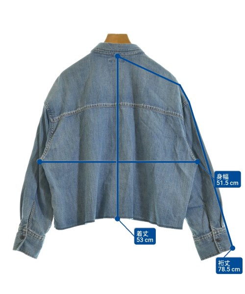 JOURNAL STANDARD（ジャーナルスタンダード）カジュアルシャツ 紺 サイズ:F レディース/2200670108374