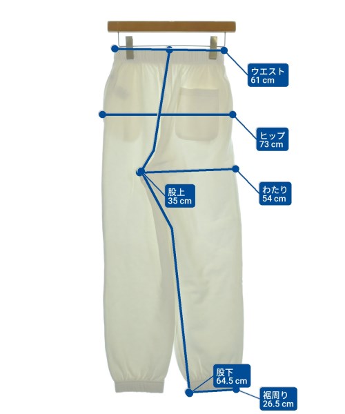 JOURNAL STANDARD（ジャーナルスタンダード）スウェットパンツ 白 サイズ:-(S位) レディース/2200693918066
