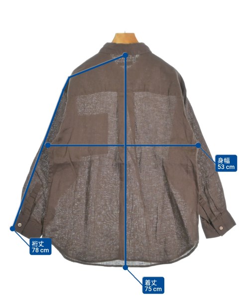 JOURNAL STANDARD（ジャーナルスタンダード）カジュアルシャツ 茶 サイズ:-(M位) レディース/2200652501032