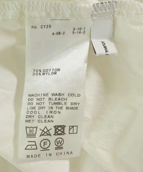 JOURNAL STANDARD（ジャーナルスタンダード）シャツワンピース 白 サイズ:F レディース/2200657129101