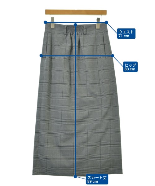 JOURNAL STANDARD（ジャーナルスタンダード）ロング・マキシ丈スカート グレー サイズ:38(M位) レディース/2200657281021