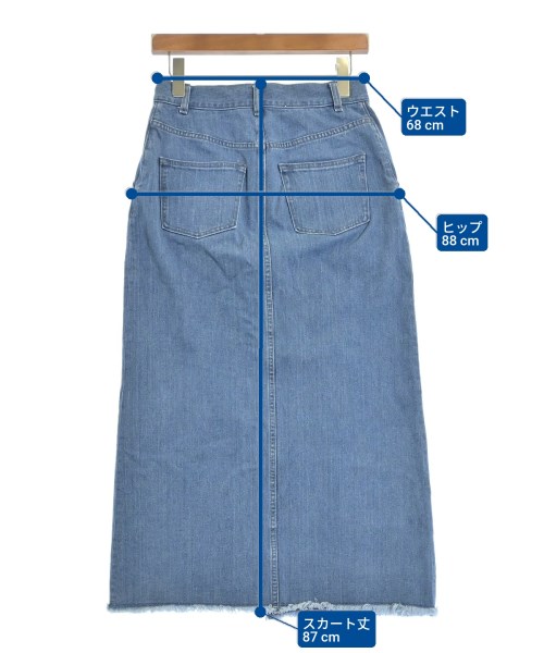 JOURNAL STANDARD（ジャーナルスタンダード）ロング・マキシ丈スカート 青 サイズ:36(S位) レディース/2200660174044