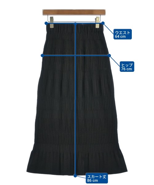 JOURNAL STANDARD（ジャーナルスタンダード）ロング・マキシ丈スカート 黒 サイズ:36(S位) レディース/2200706400045