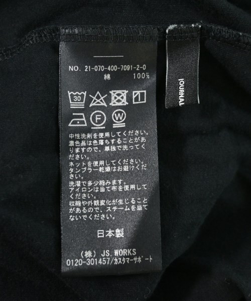 JOURNAL STANDARD（ジャーナルスタンダード）Tシャツ・カットソー 黒 サイズ:F レディース/2200710746122