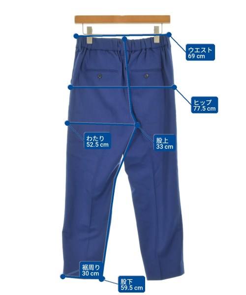 JOURNAL STANDARD（ジャーナルスタンダード）クロップドパンツ 青 サイズ:38(M位) レディース/2200714842431
