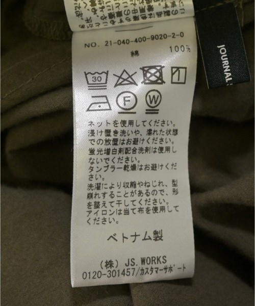 JOURNAL STANDARD（ジャーナルスタンダード）シャツワンピース カーキ サイズ:S レディース/2200715202029