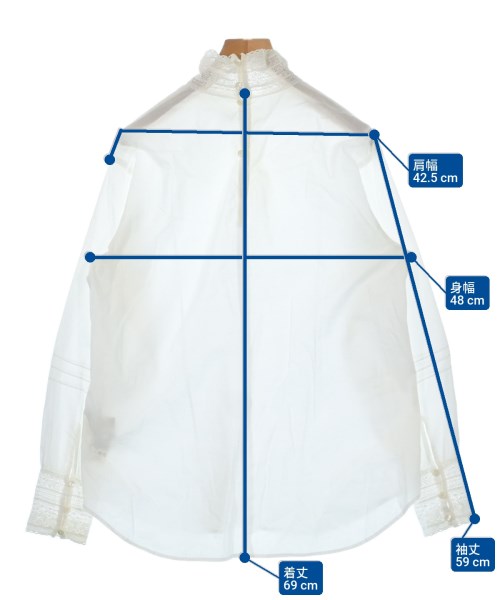 JOURNAL STANDARD（ジャーナルスタンダード）カジュアルシャツ 白 サイズ:-(M位) レディース/2200635333063