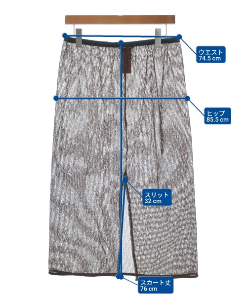 JOURNAL STANDARD（ジャーナルスタンダード）ひざ丈スカート 茶 サイズ:-(M位) レディース/2200636668065