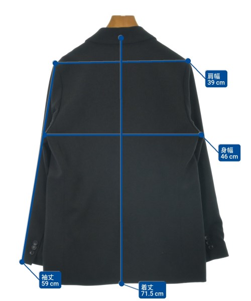 JOURNAL STANDARD（ジャーナルスタンダード）テーラードジャケット 黒 サイズ:36(S位) レディース/2200640161026