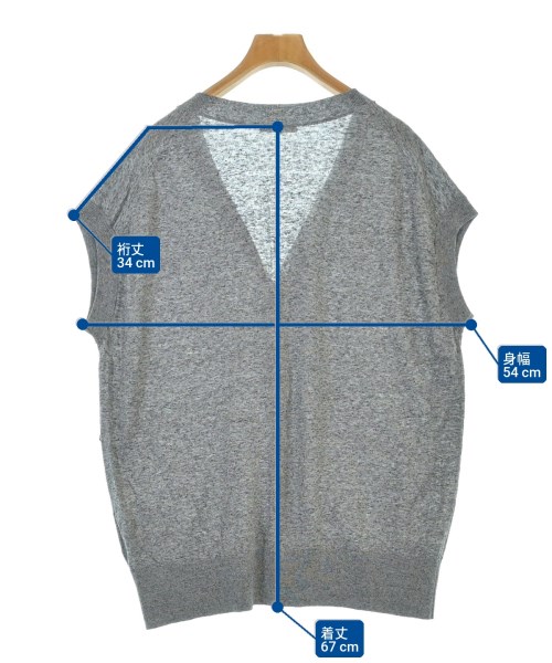 JOURNAL STANDARD（ジャーナルスタンダード）ベスト/ノースリーブ グレー サイズ:F レディース/2200634991677