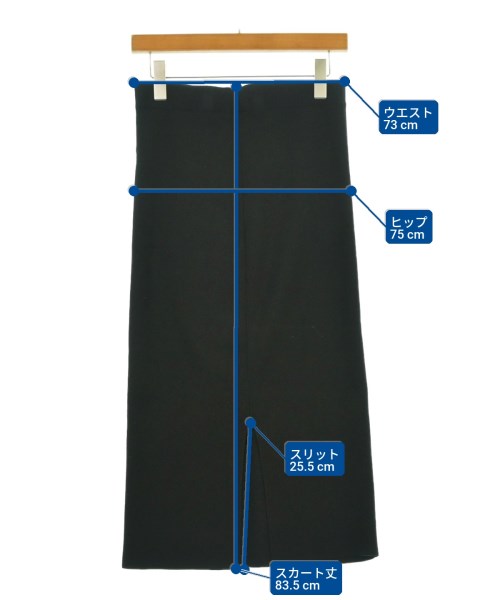JOURNAL STANDARD（ジャーナルスタンダード）ロング・マキシ丈スカート 黒 サイズ:M レディース/2200646185019