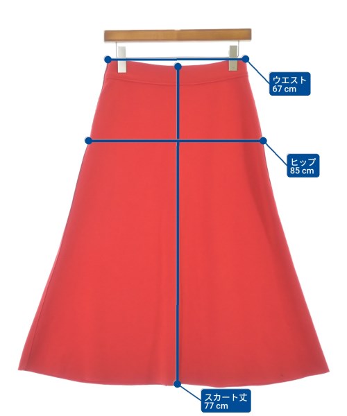 JOURNAL STANDARD（ジャーナルスタンダード）ロング・マキシ丈スカート 赤 サイズ:36(S位) レディース/2200645106039
