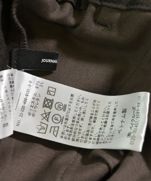 JOURNAL STANDARD（ジャーナルスタンダード）スラックス 茶 サイズ:34(XS位) レディース/2200651744027
