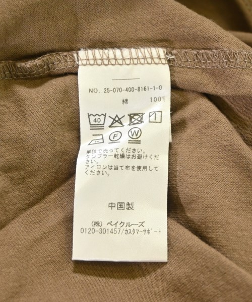 JOURNAL STANDARD（ジャーナルスタンダード）Tシャツ・カットソー 茶 サイズ:F レディース/2200709027010