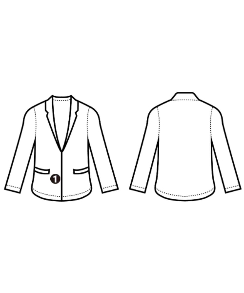 JOURNAL STANDARD（ジャーナルスタンダード）テーラードジャケット 黒 サイズ:F レディース/2200663004089