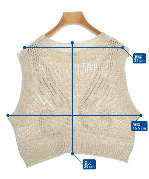 JOURNAL STANDARD（ジャーナルスタンダード）ベスト/ノースリーブ ベージュ サイズ:-(L位) レディース/2200665044083