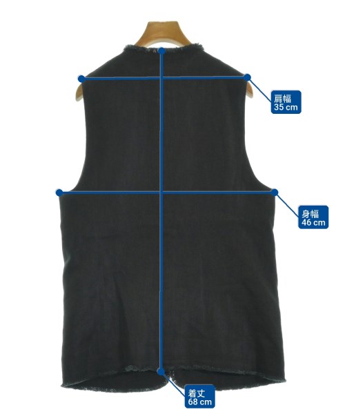 JOURNAL STANDARD（ジャーナルスタンダード）ベスト 黒 サイズ:-(XL位) レディース/2200666177049