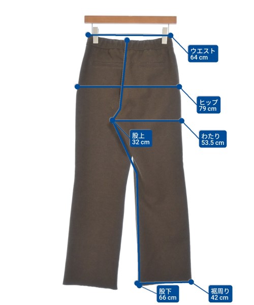 JOURNAL STANDARD（ジャーナルスタンダード）スラックス 茶 サイズ:36(S位) レディース/2200669345056
