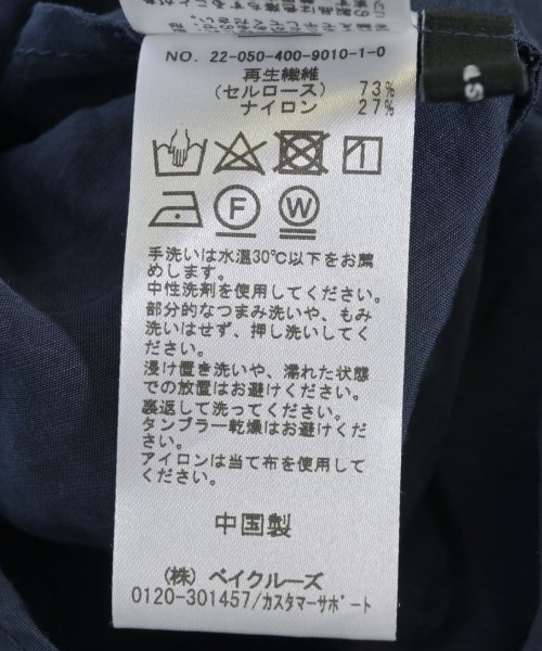JOURNAL STANDARD（ジャーナルスタンダード）ブラウス 紺 サイズ:F レディース/2200727594037