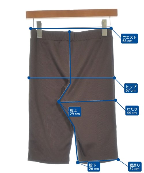 JOURNAL STANDARD（ジャーナルスタンダード）ショートパンツ 茶 サイズ:-(S位) レディース/2200725428044