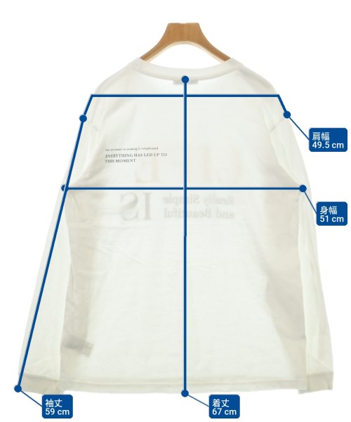 JOURNAL STANDARD（ジャーナルスタンダード）Tシャツ・カットソー 白 サイズ:-(M位) レディース/2200733420146
