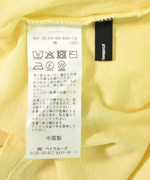 JOURNAL STANDARD（ジャーナルスタンダード）Tシャツ・カットソー 黄 サイズ:F レディース/2200680725264