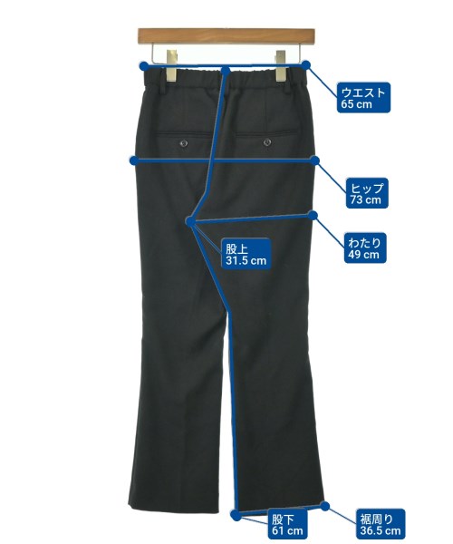 JOURNAL STANDARD（ジャーナルスタンダード）スラックス 黒 サイズ:36(S位) レディース/2200689063015