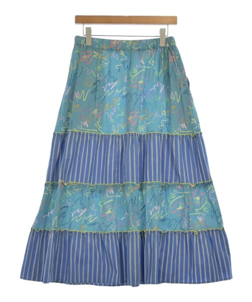 FRAPBOIS（フラボア）ロング・マキシ丈スカート 青 サイズ:1(S位) レディース/2200574056078