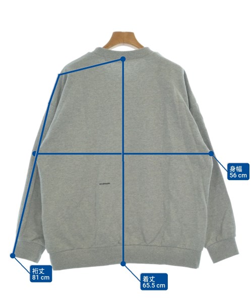 FRAPBOIS（フラボア）スウェット グレー サイズ:1(S位) レディース/2200633603052