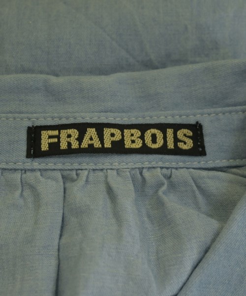 FRAPBOIS（フラボア）カジュアルシャツ 青 サイズ:1(S位) レディース/2200702431098