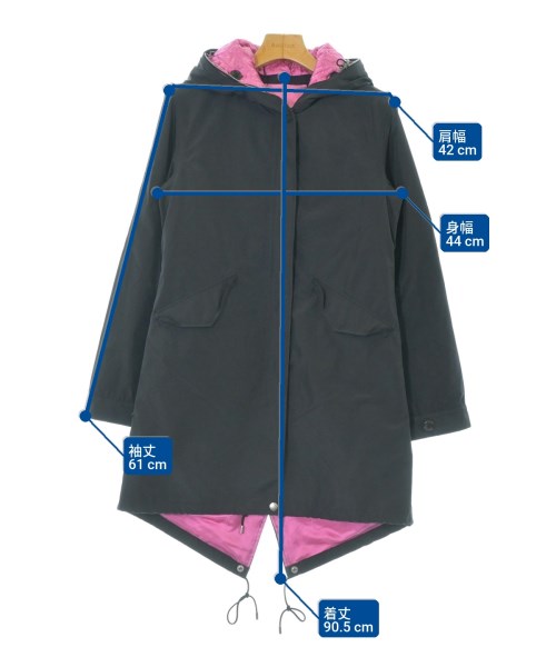 MASTER MIND JAPAN（マスターマインドジャパン）モッズコート 黒 サイズ:0(XS位) レディース/2200653812489