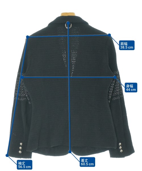 MASTER MIND JAPAN（マスターマインドジャパン）カジュアルジャケット 黒 サイズ:0(XS位) レディース/2200653887586