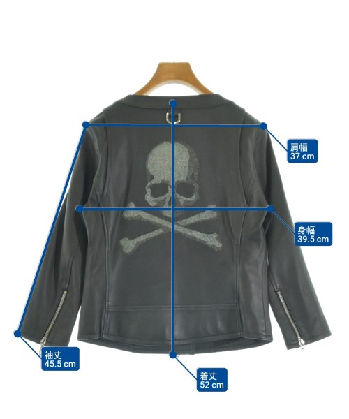 MASTER MIND JAPAN（マスターマインドジャパン）ライダース 黒 サイズ:0(XS位) レディース/2200661510254