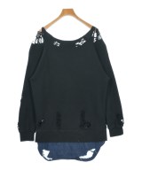 MIHARA YASUHIRO（ミハラヤスヒロ）スウェット 黒 サイズ:38(M位) レディース/2200612351042