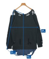 MIHARA YASUHIRO（ミハラヤスヒロ）スウェット 黒 サイズ:38(M位) レディース/2200612351042