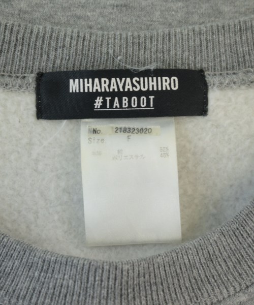 MIHARA YASUHIRO（ミハラヤスヒロ）スウェット グレー サイズ:F レディース/2200708135020