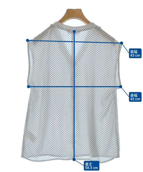 BANANA REPUBLIC（バナナリパブリック）ブラウス 白 サイズ:M レディース/2200636958067