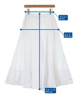 BANANA REPUBLIC（バナナリパブリック）ロング・マキシ丈スカート 白 サイズ:2(M位) レディース/2200626936082