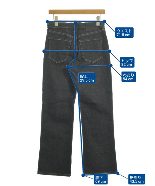 BANANA REPUBLIC（バナナリパブリック）デニムパンツ 黒 サイズ:27(M位) レディース/2200634081118