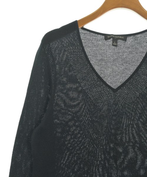 BANANA REPUBLIC（バナナリパブリック）ニット・セーター 黒 サイズ:L レディース/2200623918012