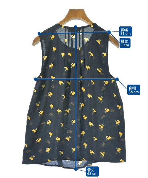 BANANA REPUBLIC（バナナリパブリック）ブラウス 紺 サイズ:M レディース/2200631328063