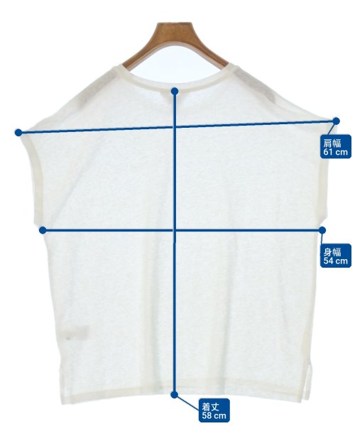 BANANA REPUBLIC（バナナリパブリック）ノースリーブ 白 サイズ:M レディース/2200674543294