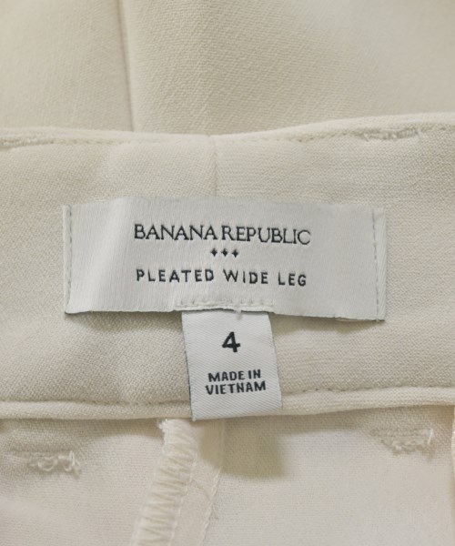 BANANA REPUBLIC（バナナリパブリック）スラックス 白 サイズ:4(XL位) レディース/2200659308030