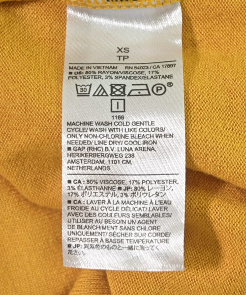 BANANA REPUBLIC（バナナリパブリック）ニット・セーター 黄 サイズ:XS レディース/2200714512266