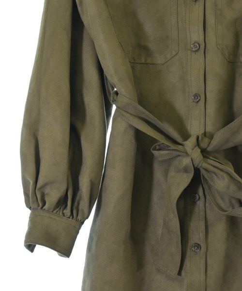 BANANA REPUBLIC（バナナリパブリック）シャツワンピース カーキ サイズ:XS レディース/2200718333027