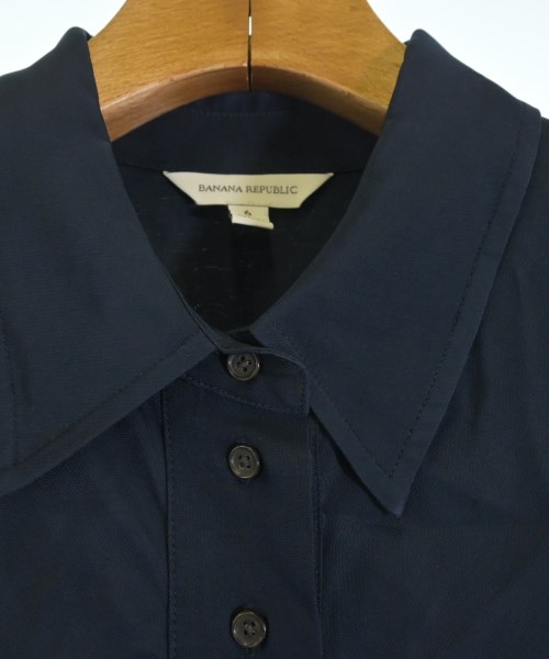 BANANA REPUBLIC（バナナリパブリック）シャツワンピース 紺 サイズ:6(M位) レディース/2200632994045