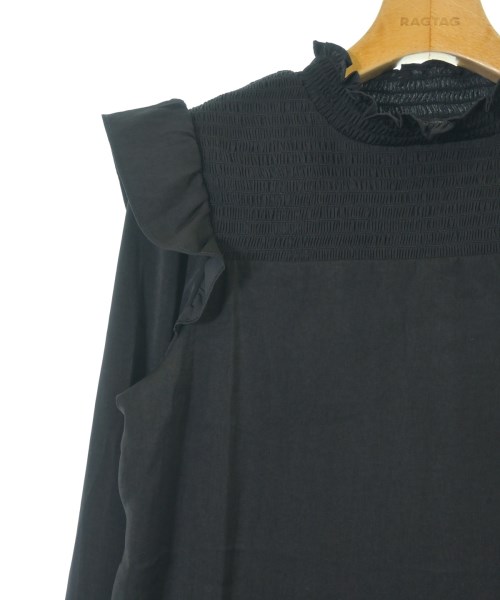 BANANA REPUBLIC（バナナリパブリック）ブラウス 黒 サイズ:M レディース/2200643777088